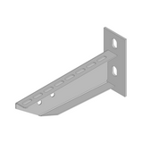 Fali-/oszlopkonzol kábeltálcához nehéz E90 merítetten horganyzott acél 0-600mm-tartóhoz DT KOPOS